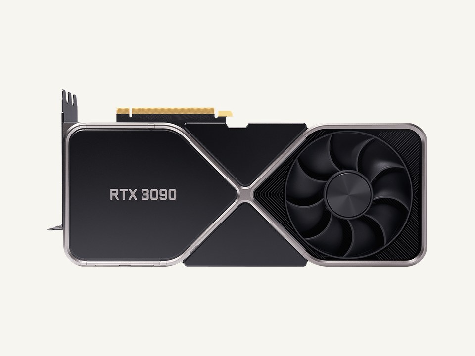 NVIDIA GeForce RTX 3090 official product render